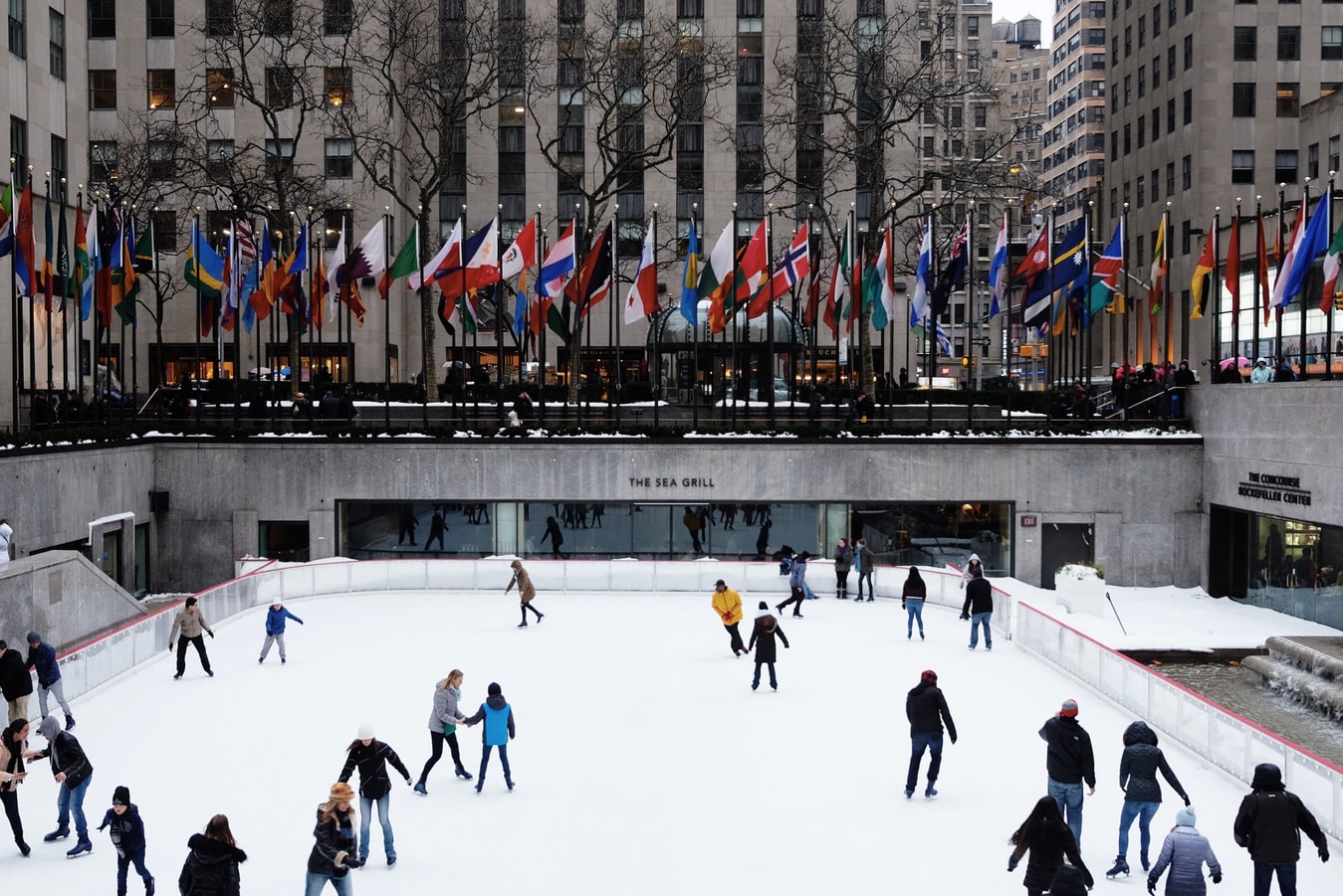 winter rockefeller plaza